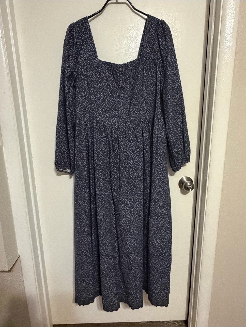 Neuflora Astoria Dress - Blue Floral Prairie